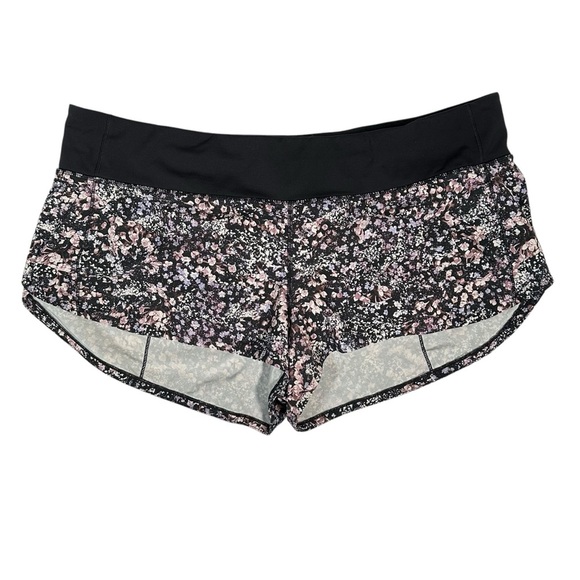 LULULEMON Speed Up Short 2.5" in Floral Spritz Multi / Black - Picture 5 of 12